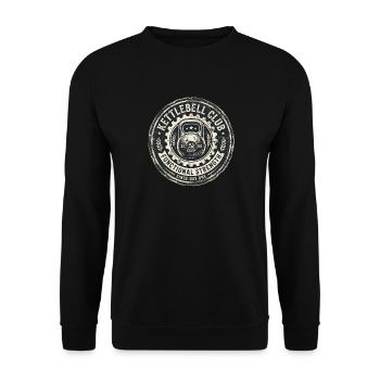 Kettlebell Kraftsport - Unisex Pullover - Schwarz - Vorne - Alina (178cm) & Michal (187cm)