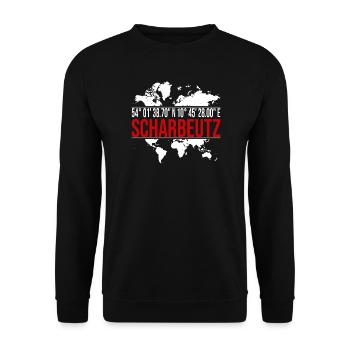 Scharbeutz - Unisex Pullover - Schwarz - Vorne - Alina (178cm) & Michal (187cm)
