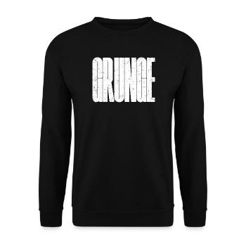 Stressige, kräftige Grunge-Musik - Unisex Pullover - Schwarz - Vorne - Alina (178cm) & Michal (187cm)