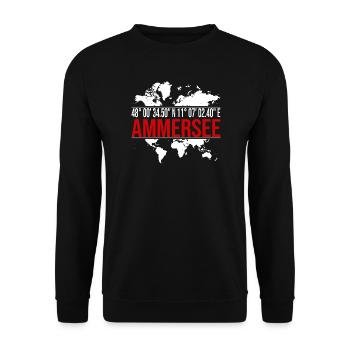 Ammersee - Unisex Pullover - Schwarz - Vorne - Alina (178cm) & Michal (187cm)