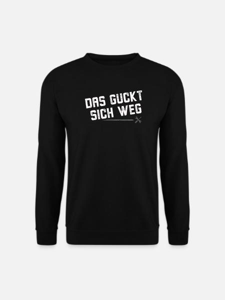Das guckt sich weg - Unisex Pullover - Schwarz