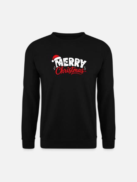 Frohe Weihnachten - Unisex Pullover - Schwarz