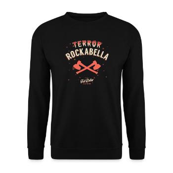 Terror Rockabella – Horror-Rockabilly - Unisex Pullover - Schwarz - Vorne - Alina (178cm) & Michal (187cm)