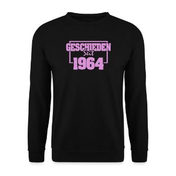 Scheidung 1964 - Unisex Pullover - Schwarz - Vorne - Alina (178cm) & Michal (187cm)