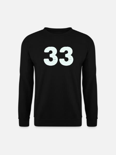 33- - Unisex Pullover - Schwarz