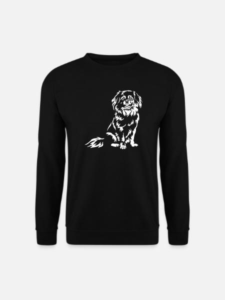 Tibetspaniel "Black Edition" - Unisex Pullover - Schwarz