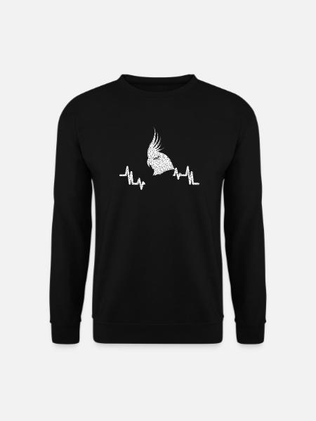 Nymphensittich - Velcro Bird With A Mohawk - Vogel - Unisex Pullover - Schwarz