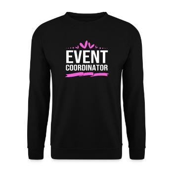 Event Planer - Unisex Pullover - Schwarz - Vorne - Alina (178cm) & Michal (187cm)