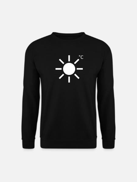 Sonnen Grad - Unisex Pullover - Schwarz
