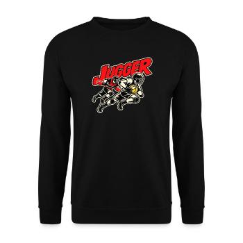 Jugger Teamsport Jugger T-Shirt - Unisex Pullover - Schwarz - Vorne - Alina (178cm) & Michal (187cm)