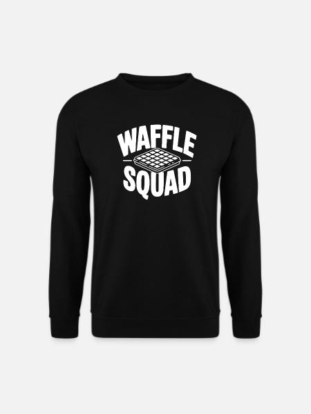 Waffle Squad - Unisex Pullover - Schwarz