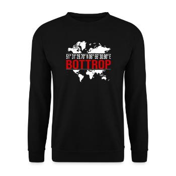 Bottrop - Unisex Pullover - Schwarz - Vorne - Alina (178cm) & Michal (187cm)