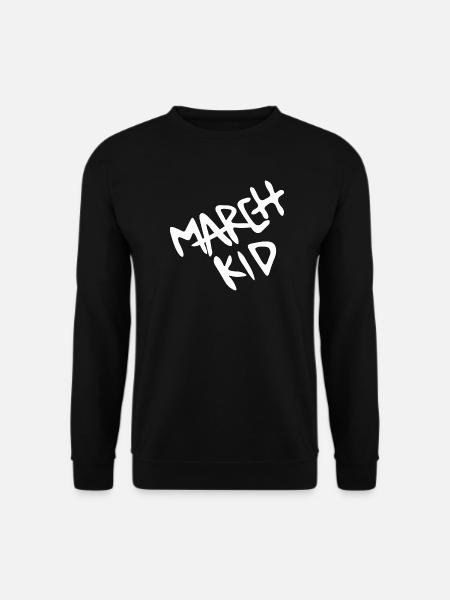 Geboren im März Graffiti - Unisex Pullover - Schwarz