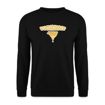 Style Buchbinder - Unisex Pullover - Schwarz - Vorne - Alina (178cm) & Michal (187cm)