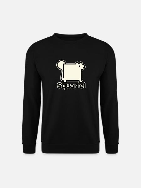 Eckhörnchen - Unisex Pullover - Schwarz