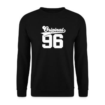 Original 1996 - Unisex Pullover - Schwarz - Vorne - Alina (178cm) & Michal (187cm)