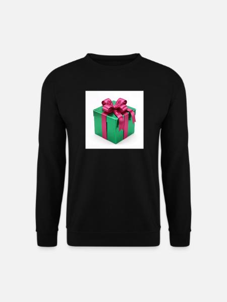 Grünes Geschenkpaket - Unisex Pullover - Schwarz