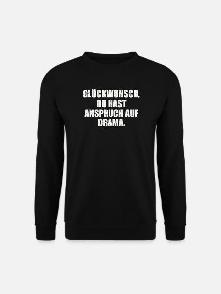 Sarkasmus - Unisex Pullover - Schwarz