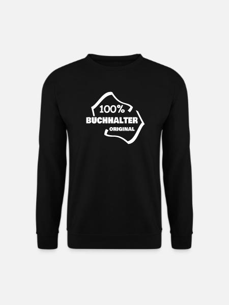 Arbeit Buchhalter - Unisex Pullover - Schwarz