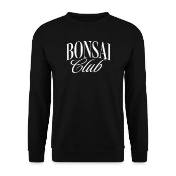 Bonsai Club - Unisex Pullover - Schwarz - Vorne - Alina (178cm) & Michal (187cm)