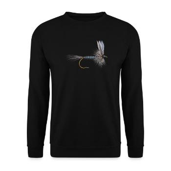 Blue Dun Streamer - Unisex Pullover - Schwarz - Vorne - Alina (178cm) & Michal (187cm)