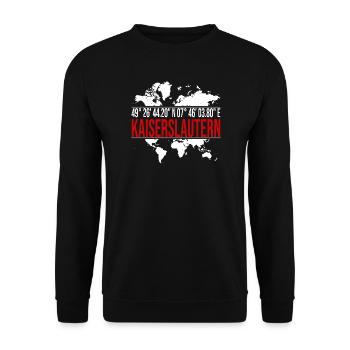 Kaiserslautern - Unisex Pullover - Schwarz - Vorne - Alina (178cm) & Michal (187cm)