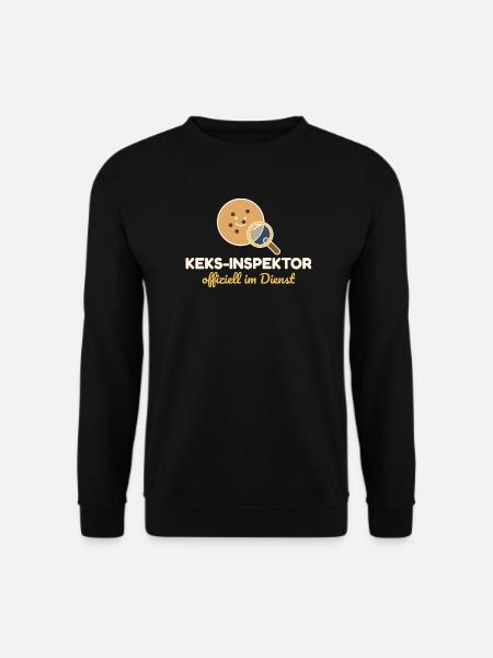 Keks-Inspektor – lustiges Weihnachtsshirt Kinder - Unisex Pullover - Schwarz