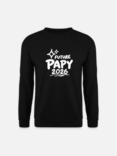Zukünftiger Opa 2026 - Unisex Pullover - Schwarz