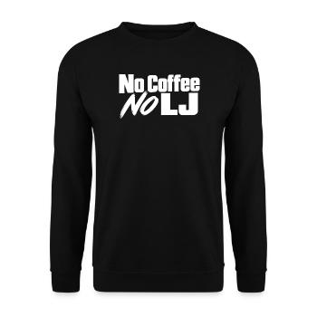 Veranstaltungstechnik No Coffee No LJ - Unisex Pullover - Schwarz - Vorne - Alina (178cm) & Michal (187cm)