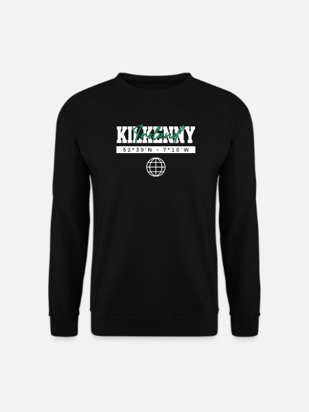 Kilkenny Irland Koordinaten Reise Souvenir - Unisex Pullover - Schwarz