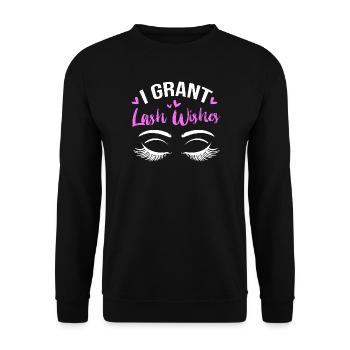 Kosmetik Make-up Kosmetikerin - Unisex Pullover - Schwarz - Vorne - Alina (178cm) & Michal (187cm)