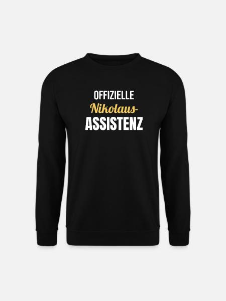 Offizielle Nikolaus-Assistenz - Unisex Pullover - Schwarz