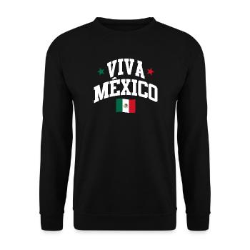 Mexican Mexico - Unisex Pullover - Schwarz - Vorne - Alina (178cm) & Michal (187cm)