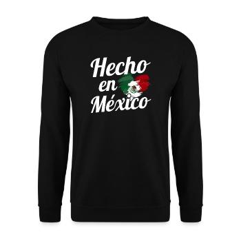 Mexican Mexico - Unisex Pullover - Schwarz - Vorne - Alina (178cm) & Michal (187cm)