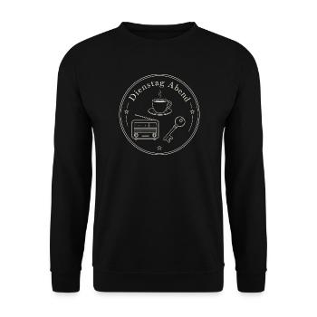 Dienstag Abend Retro-Iconografie - Unisex Pullover - Schwarz - Vorne - Alina (178cm) & Michal (187cm)