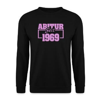 Abi 1969 - Unisex Pullover - Schwarz - Vorne - Alina (178cm) & Michal (187cm)