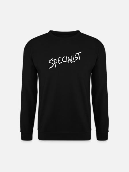 Spezialist Handlettering Stil - Unisex Pullover - Schwarz