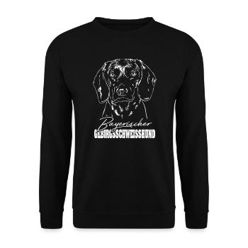 Wilsigns BAVARIAN BIRDSWITCH DOG Hunting dogs - Unisex Sweatshirt - black - Front - Alina (178cm) & Michal (187cm)
