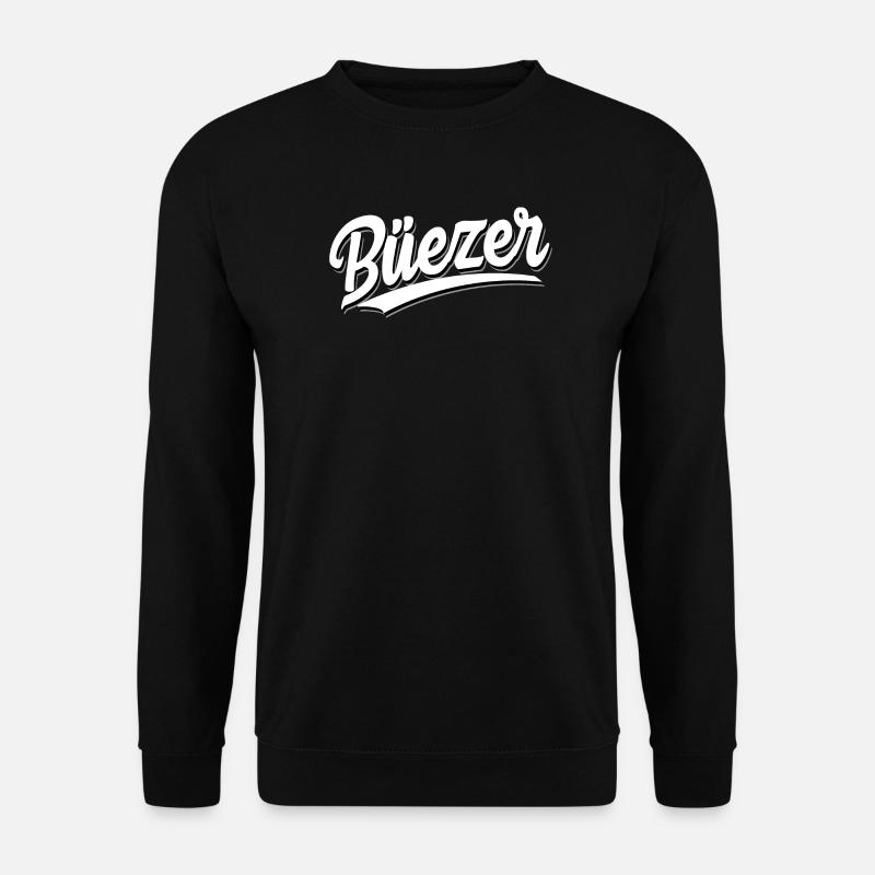 Büezer - Swiss German - Dialect - Unisex Sweatshirt - black