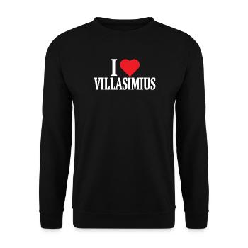 t-shirt J’adore Villasimius t-shirt Sardaigne - Sweat-shirt Unisexe - noir - Devant - Alina (178cm) & Michal (187cm)