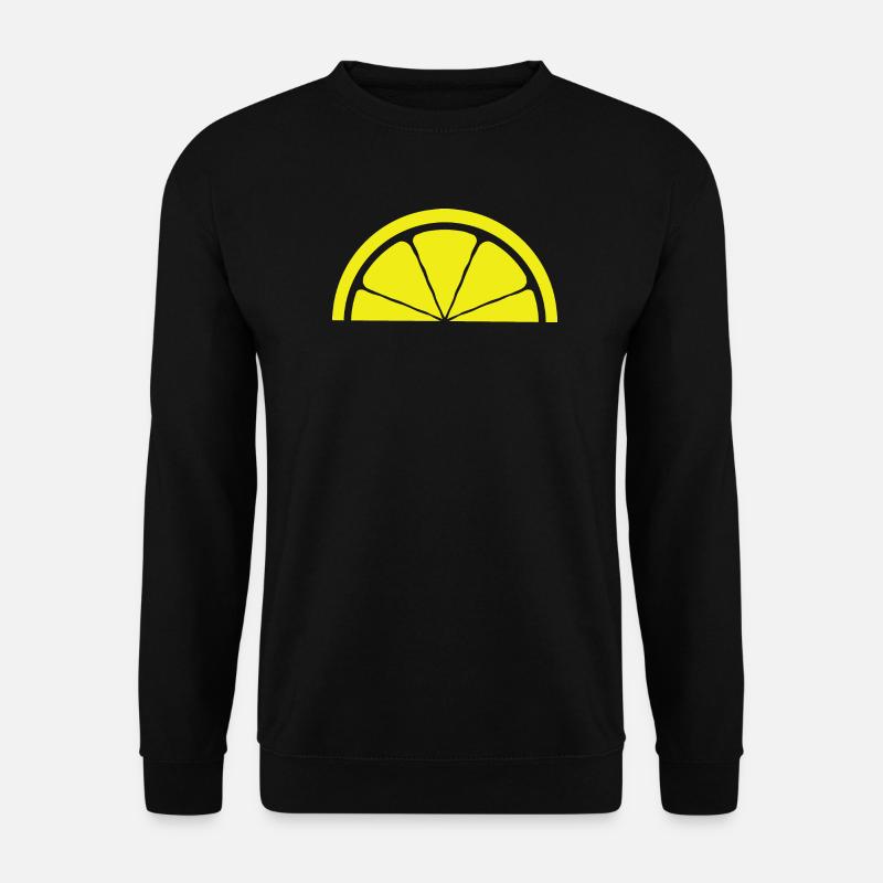 Conception de citron - Sweat-shirt Unisexe - noir