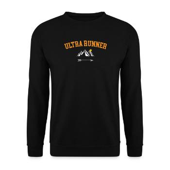 Ultra Runner - Unisex Sweatshirt - black - Front - Alina (178cm) & Michal (187cm)