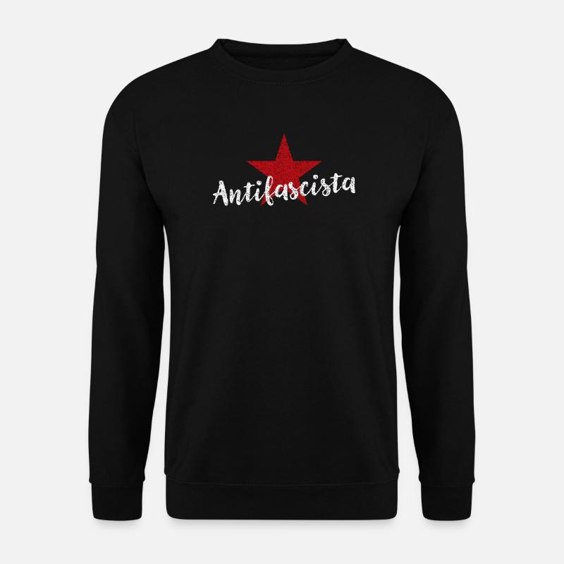 Antifaschistisch - Unisex Pullover - Schwarz