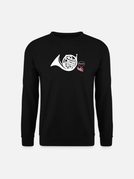 Waldhorn Hornist - Unisex Pullover - Schwarz