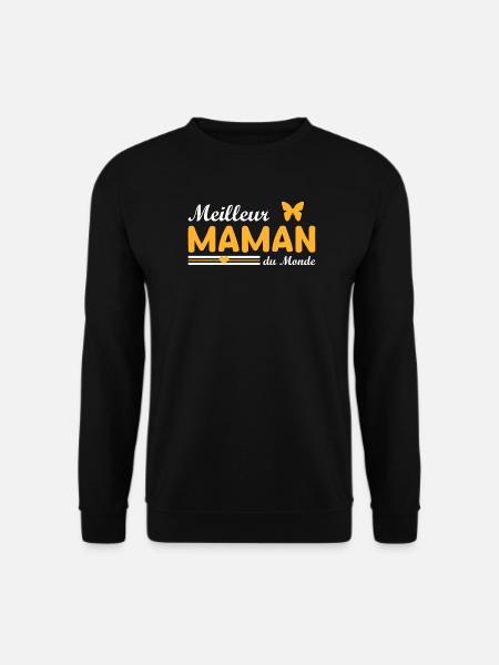 Meilleur Maman Du Monde - Sweat-shirt Unisexe - noir