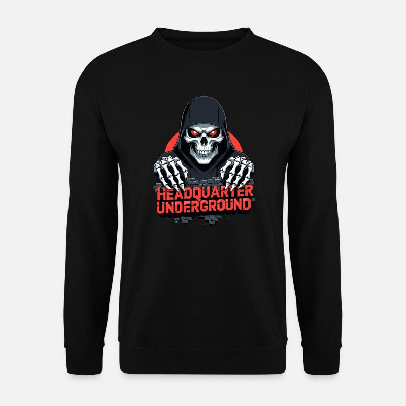 Gangster Skull - Unisex Pullover - Schwarz