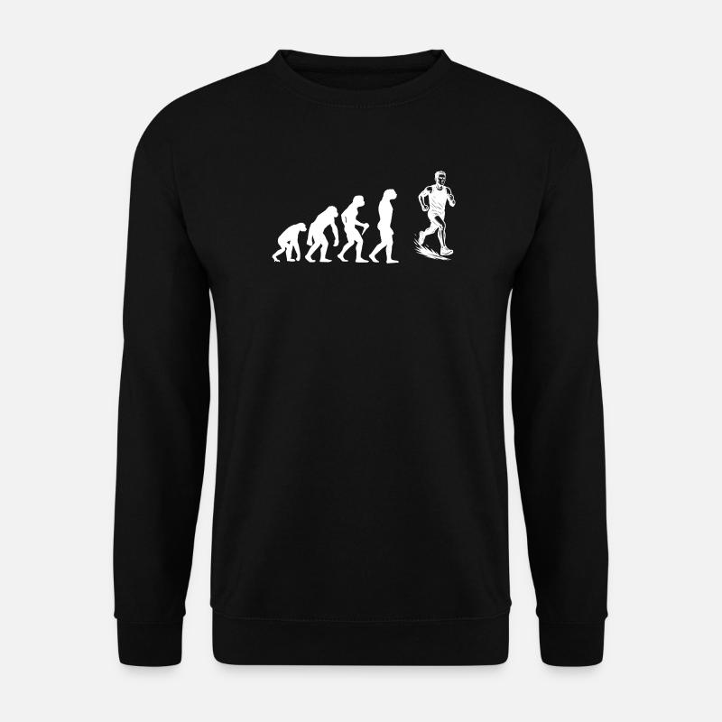 Running Graphics for Races - Unisex Sweatshirt - black