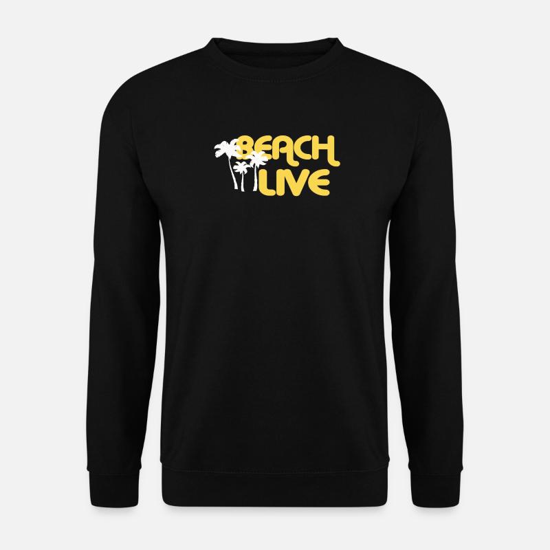 BEACH LIVE - Unisex Sweatshirt - black