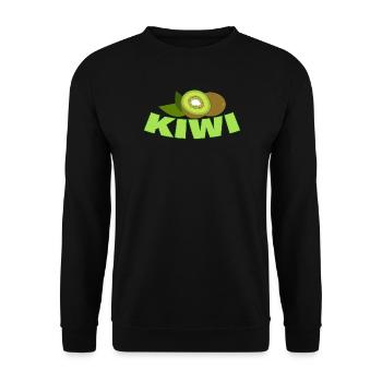 Kiwi - Sweat-shirt Unisexe - noir - Devant - Alina (178cm) & Michal (187cm)