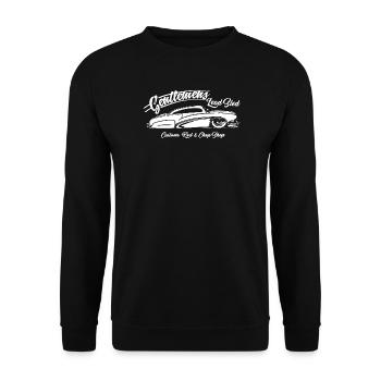 Hangar en plomb pour gentlemen Hot Rod - Sweat-shirt Unisexe - noir - Devant - Alina (178cm) & Michal (187cm)
